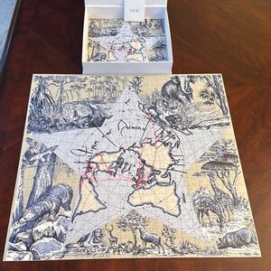 Dior Starry Jungle Puzzle in Blue and White